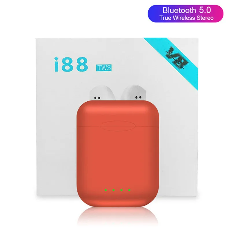 AMTERBEST I88 Tws Bluetooth наушники сенсорное управление беспроводные наушники для IOS Android PK I10 Tws I12 Tws I20 I30 I60 I80 I100