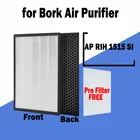Многофункциональный фильтр для очистки воздуха H13 с фильтром HEPA и активированным углем, 300*220*20 мм, для BORK AP RIH 1515 SI
