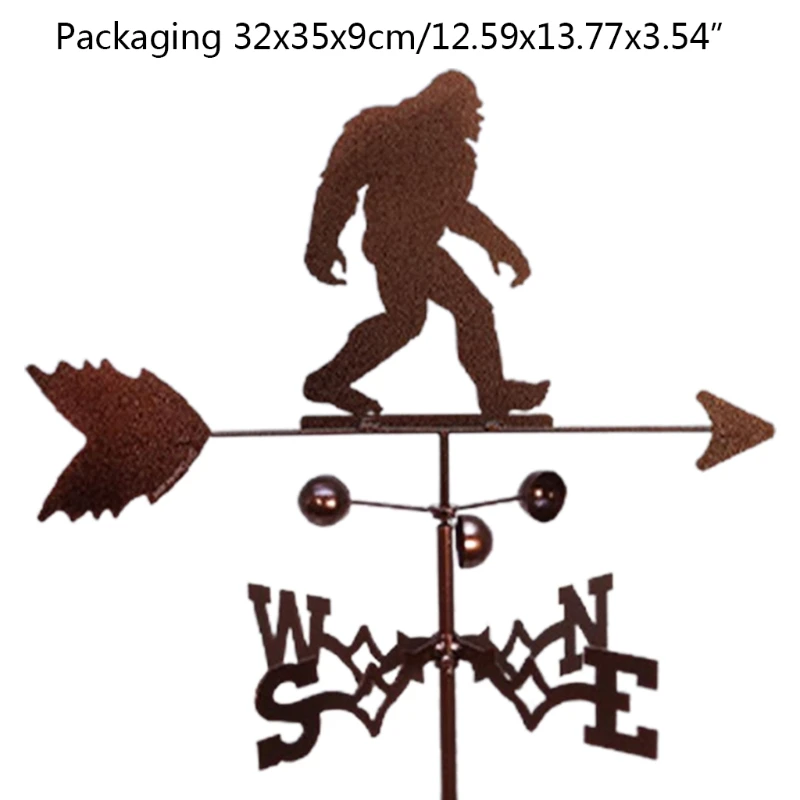 

Stainless Steel Spray Paint Gardening Garden Direction Sign Weather Vane Retro Farm Scene Garden Stake Weathervane Tools