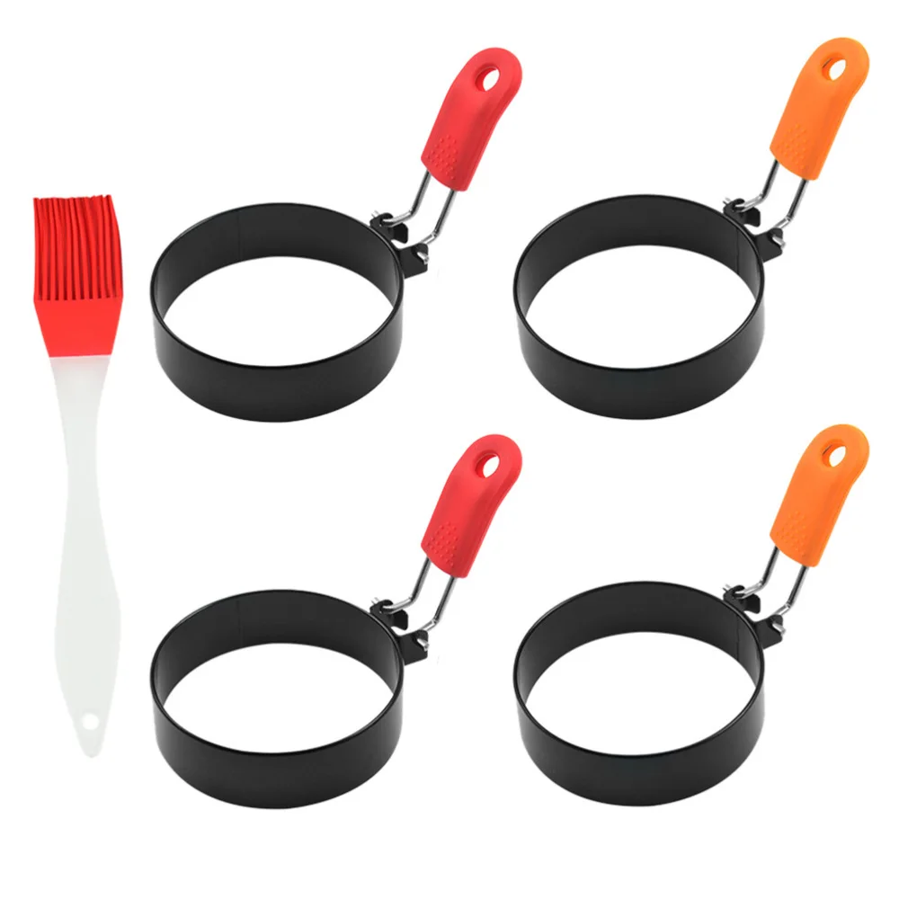 

Stainless Steel Egg Frying Rings DIY Omelette Egg Fried Molds (Assorted Color)