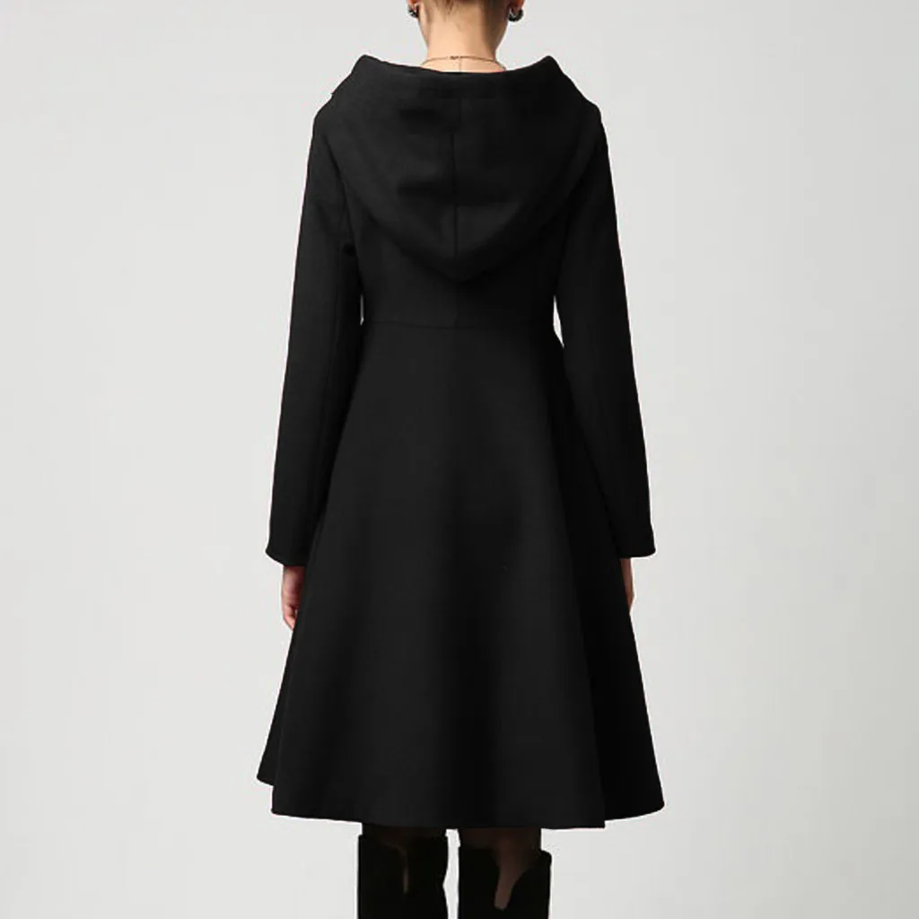 HSU новинка модные женские зимние пальто куртка женская мода с капюшоном накидка