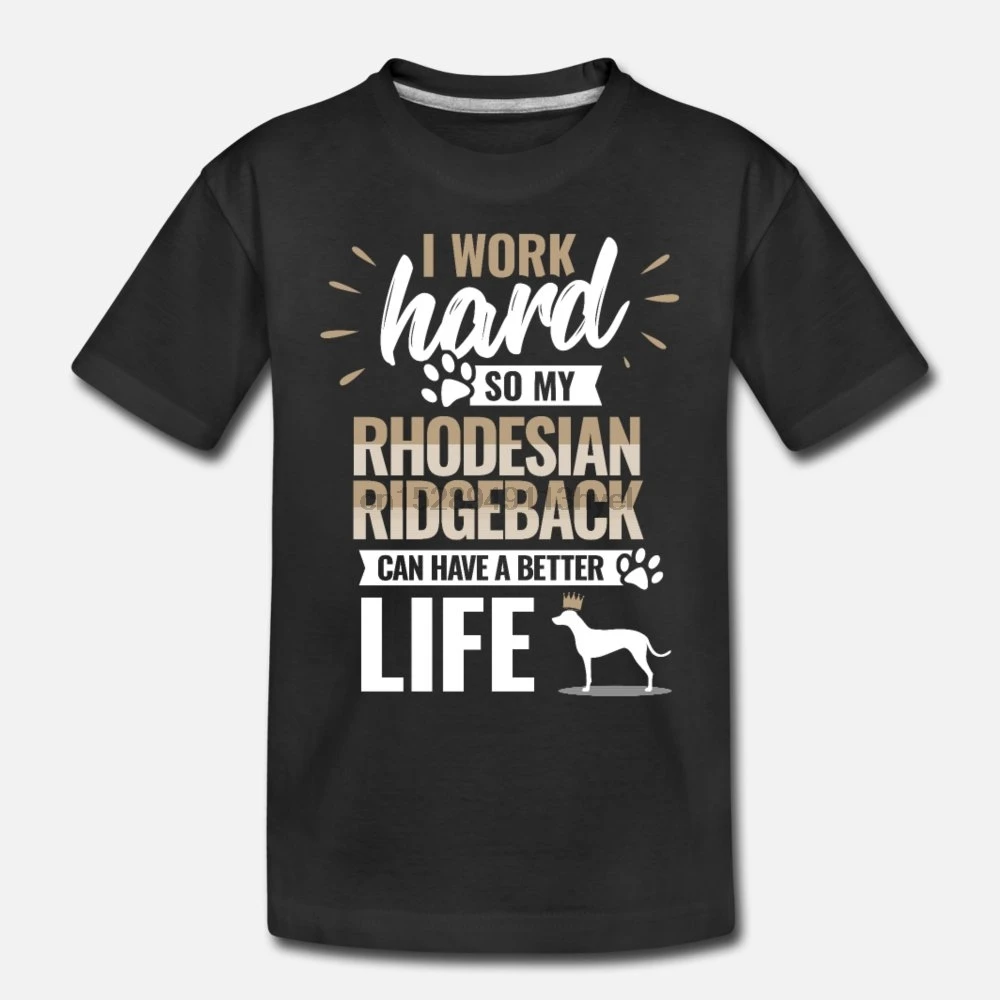 Мужская футболка King Rhodesian Ridgeback Веселая собака Владелец подарок футболки женская