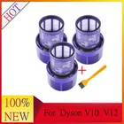 Моющийся фильтр Hepa для Dyson V10 SV12, циклонные фильтры для пылесоса, полная очистка, запасные части, аксессуары