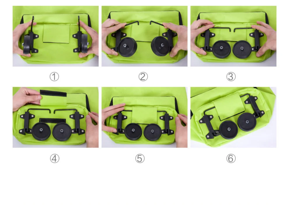 

2020 New Folding Shopping Bag Market Supermarket Portable Hand Pull Shopping Cart On Wheels Bag Oxford Fabric Bag