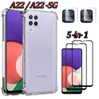 Аксессуары телефона чехол для Galaxy a22 чехол Samsung A22 A 22 A52 4g противоударный чехол для Samsung Galaxy a22 5G прозрачный чехлы из ТПУ самсунг a22