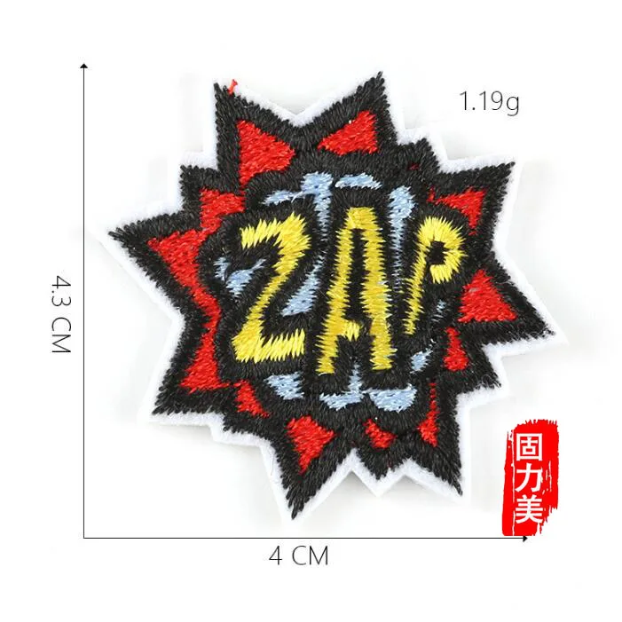 10 шт. №! Бум Банг! Прохладный пластырь ZAP с надписью на английском языке | Дом и сад