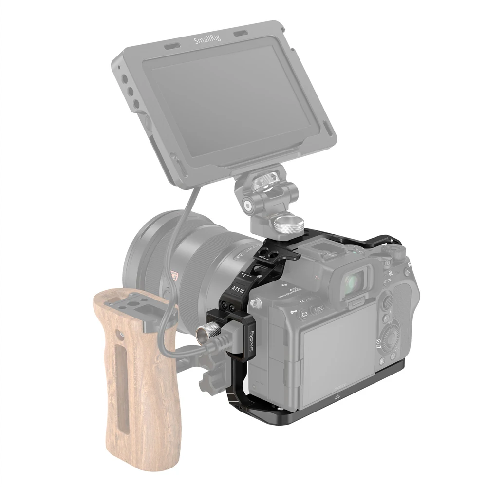 Дешево Стандартный комплект оссветильник Ной клетки SmallRig для камеры Sony A7S3 Alpha 7S III с кабелем HDMI направляющие NATO, крепление для холодного башмака, Ко... Купить Стандартный комплект оссветильник Ной клетки SmallRig для камеры Sony A7S3 Alpha 7S III с кабелем HDMI направляющие NATO, крепление для холодного башмака, Ко...
