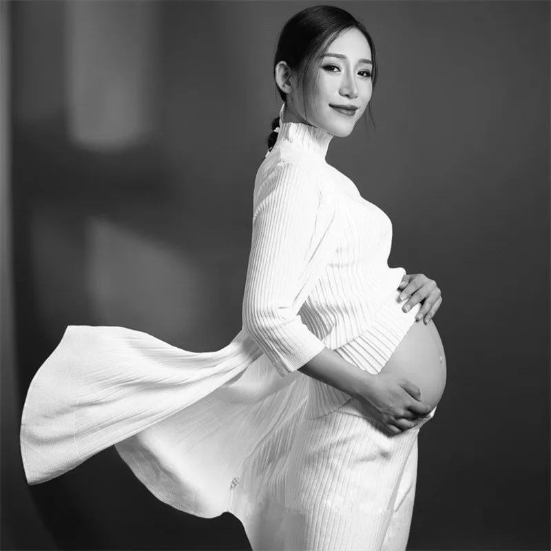 Беременности и родам Подставки для фотографий трикотажные хлопковые средства