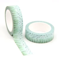 1pclot 15mm10m solar term valley rain grass washi tape masking tapes decorative stickers diy stationery school supply