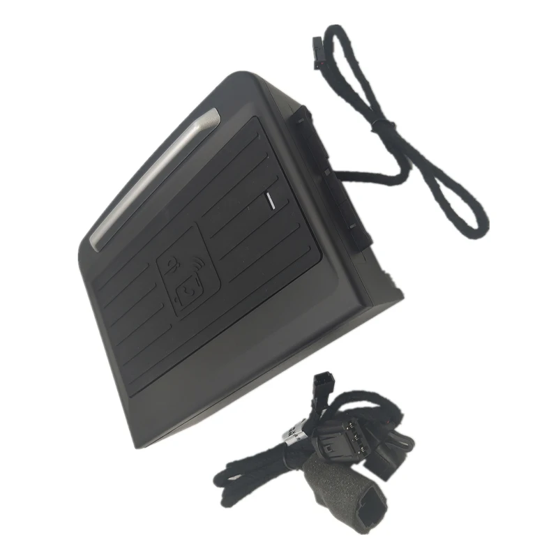 wireless charger for audi q5q5l fy 2017 2018 wireless fast charging plate panel phone holder for iphone car accessories 15w qi free global shipping