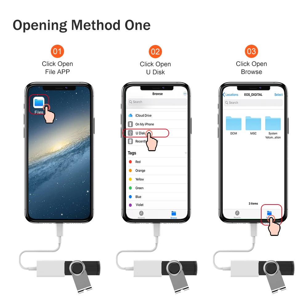 Usb otg-адаптер для камеры кабель Lightning наушники MIDI-преобразователь электрического