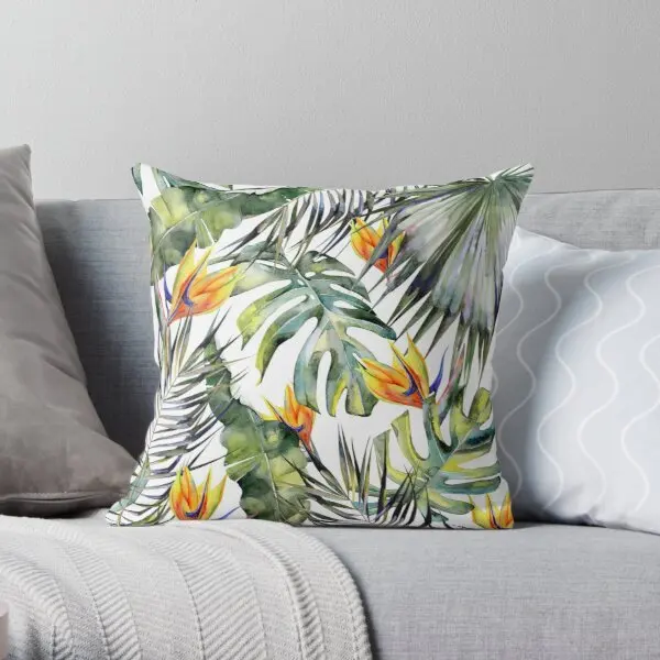 

TROPICAL GARDEN Soft Decorative Throw Pillow Cover for Home Pillows NOT Included