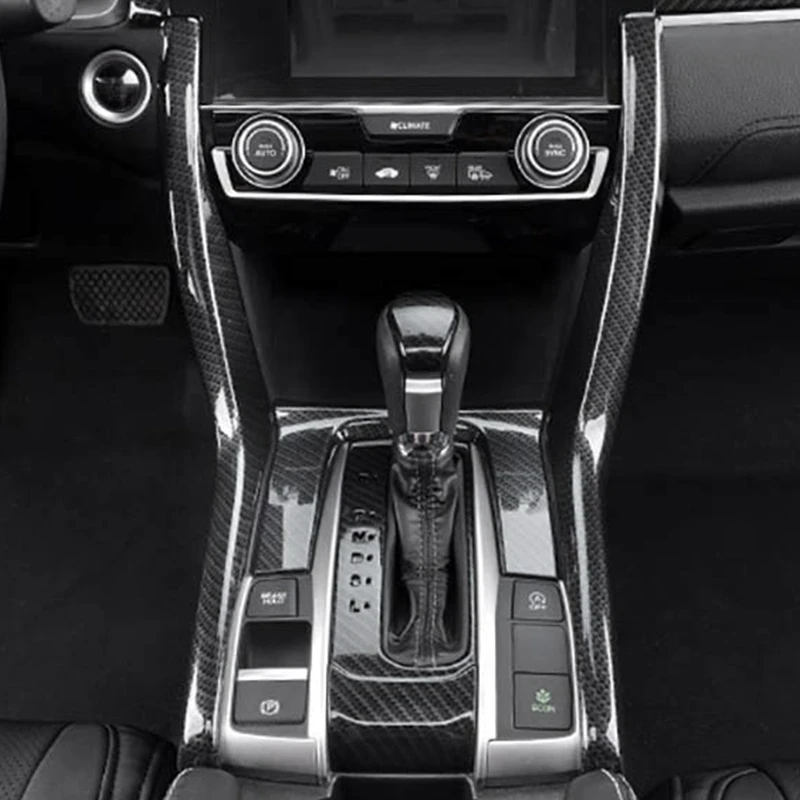 Внутренняя Панель переключения передач из АБС углеволокна отделка панели для Honda