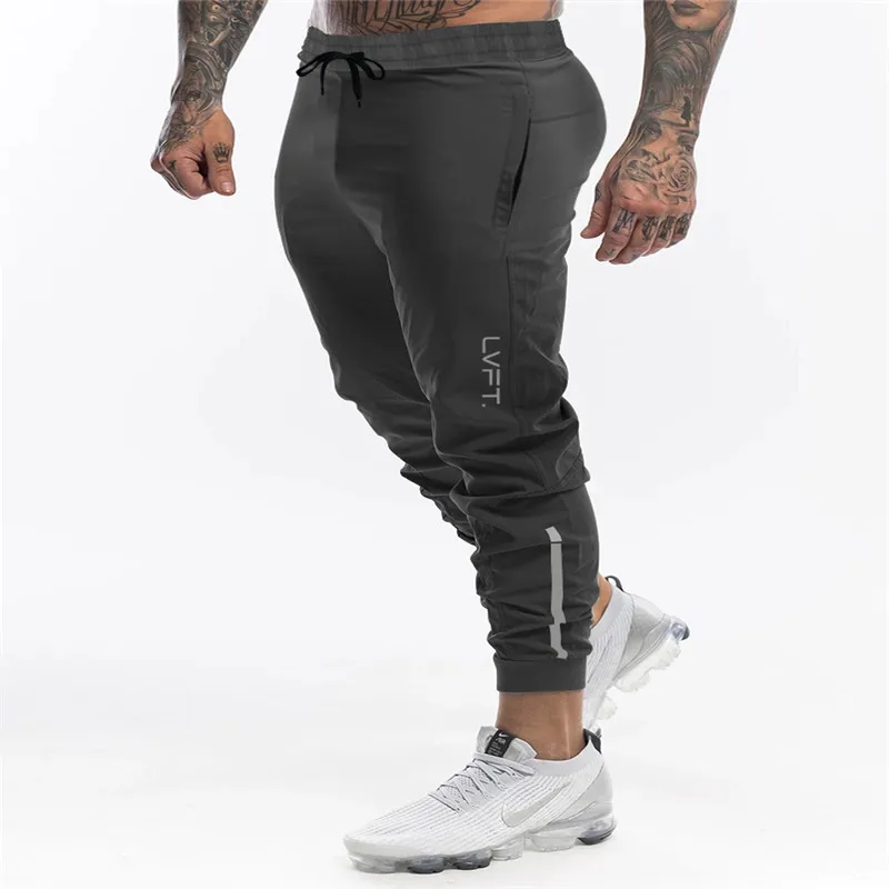 2020 мужские спортивные штаны для бега в тренажерном зале легкие карманы