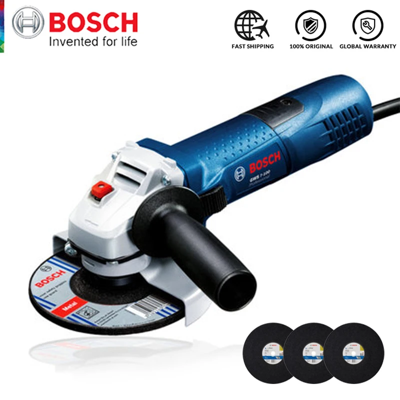 Угловая шлифовальная машина BOSCH 220 В режущая полировальная ручной диск