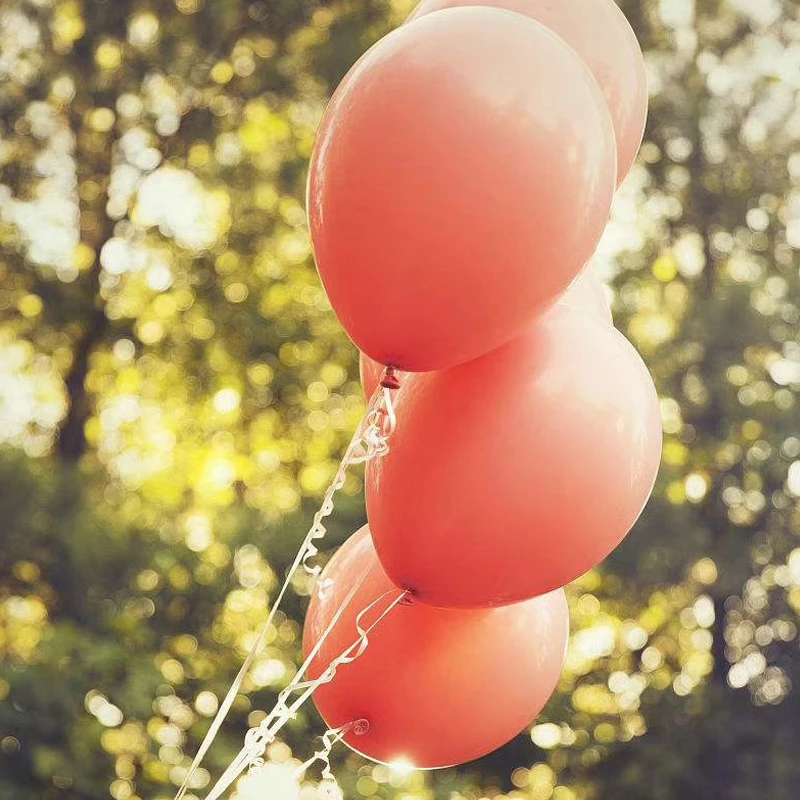 10/20/30 шт Розовый Золотой коралловый красный перламутровый латексный шар для