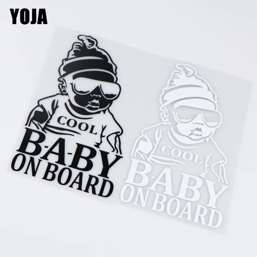 YOJA 10X17.1CM Art Fashion Cartoon Vinyl Decal Car Sticker BABY ON BOARD ZT2-0160 | Автомобили и мотоциклы