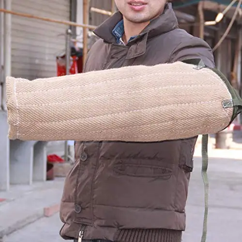 Укус собаки с двойными рукавами Слои щенок маленьких собак Обучение для Пособия