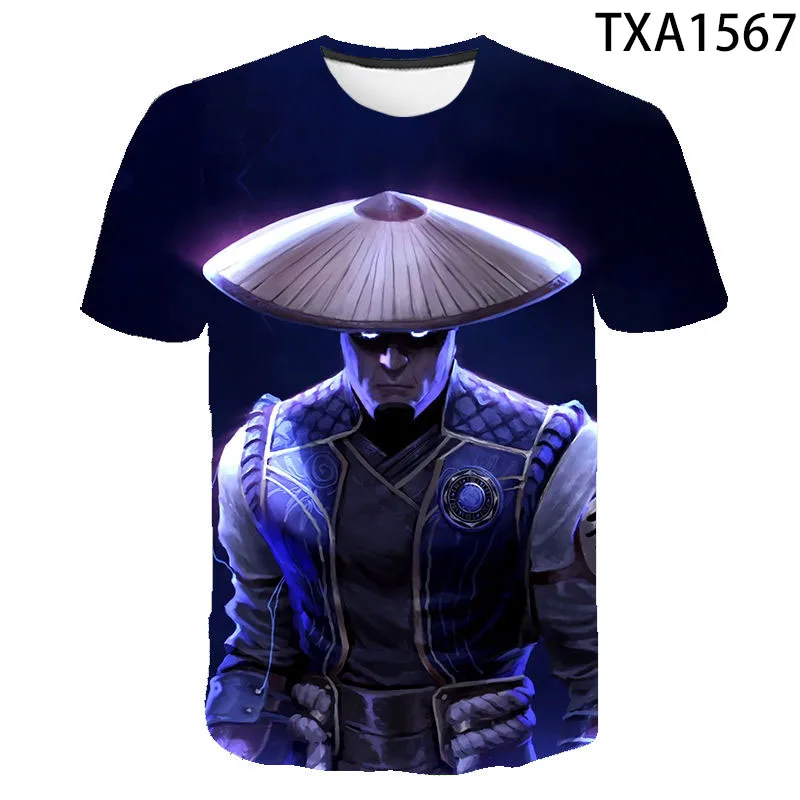 Mortal Kombat 3D T Shirt Men Women Kids T-Shirt Fighting Game MK Streetwear Children Tee Short Sleeve Boy Girl Summer Cool Tops | Мужская