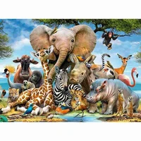 1000pieces jigsaw puzzle animal world puzzles for adults kids learning education