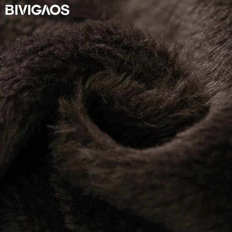 Зимние женские бархатные теплые повседневные шаровары BIVIGAOS с карманами для