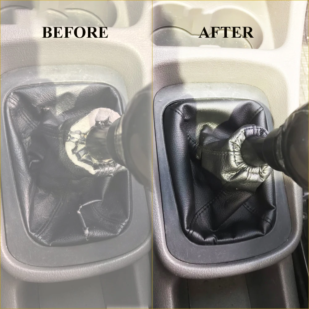 2 шт. крышка переключения передач из искусственной кожи для автомобиля рукава