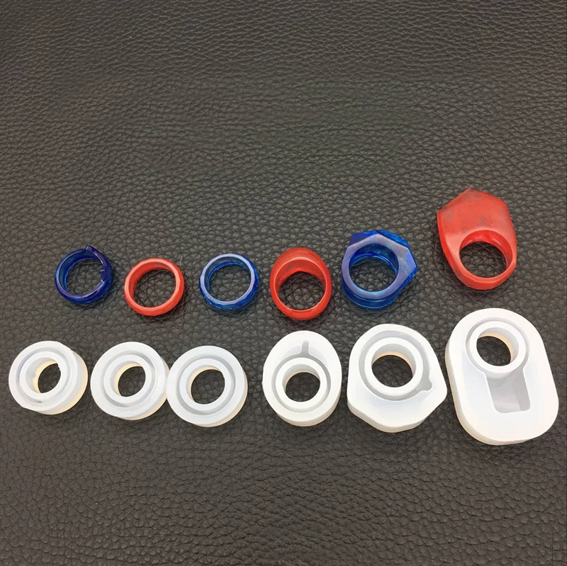 DIY силиконовая форма для УФ отверждаемая эпоксидная смола прессформы кольца