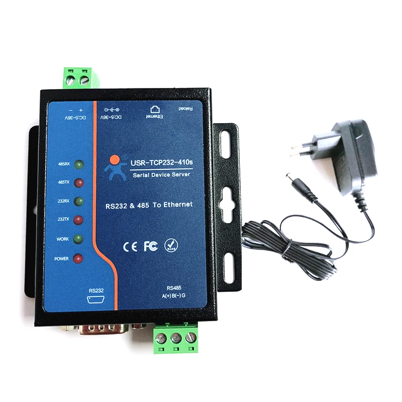 USR TCP232 410s промышленный ModBus RTU конвертеры поддержка DNS DHCP RS232 RS485 последовательный