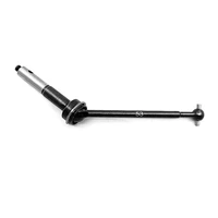 1pcs steel universal joint drive shaft cvd propeller shaft for tamiya 54975 tc01 rc car modification part