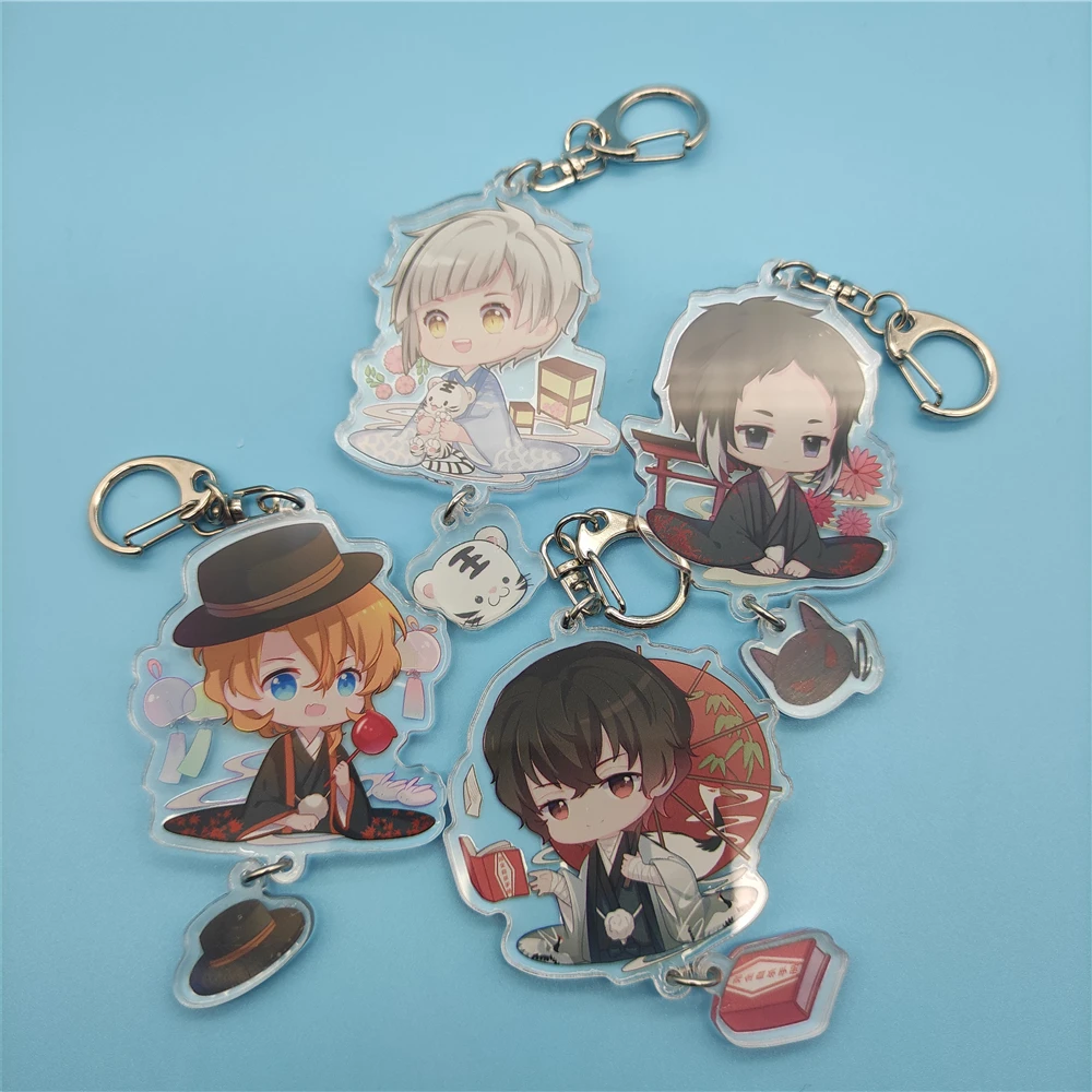 Брелок для ключей с изображением бродячих псов Накадзима атсуши дазай Осаму