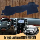 Коврик для приборной панели, коврик для приборной панели, защитный лист, коврик для Toyota Land Cruiser 200, J200, 2008  2019, Стайлинг