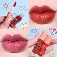 liquid lipstick waterproof non fading various colors mini cute matte velvet long lasting lip gloss for students