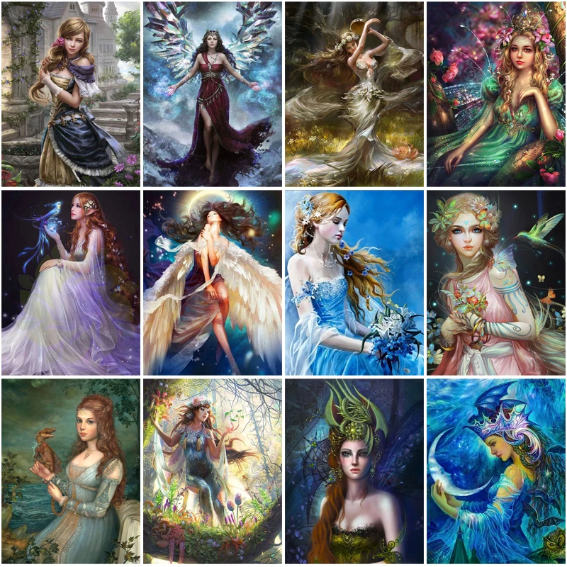 

Anime Characters Embroidery Diamond Painting Moon Girl Cross Stitch Diy Mosaic Art Wall Stickers Home Decoration Painting