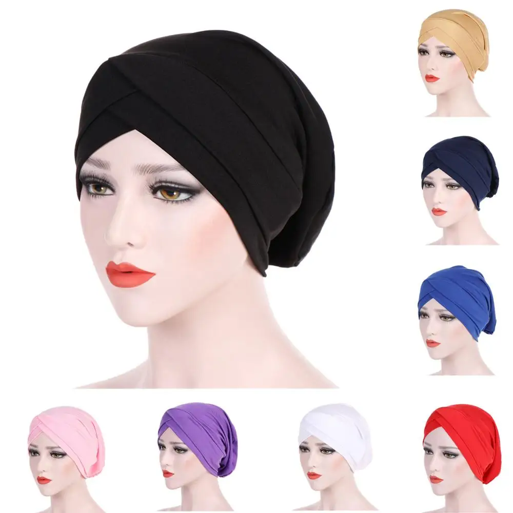 

Мусульманский перекрестный шарф, внутренняя шапка хиджаба, мусульманская головная одежда, головной убор, повязка на голову, тюрбан, головно...