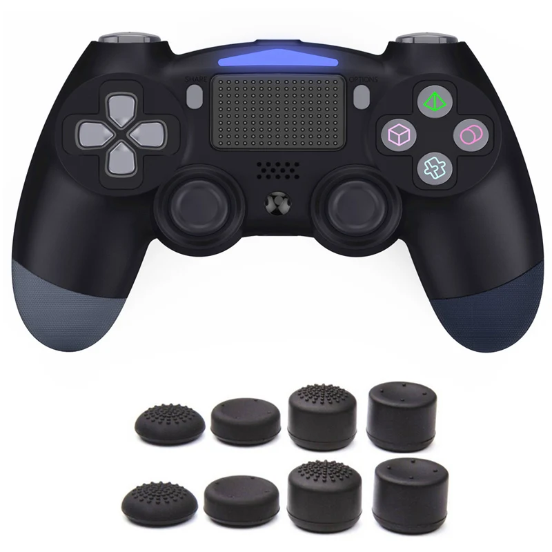 

2020 обновленный беспроводной контроллер PS4, геймпад HD, двойная вибрация, турбо тачпад, Bluetooth 5-е издание для Dualshock 4 PS4 Pro/Slim