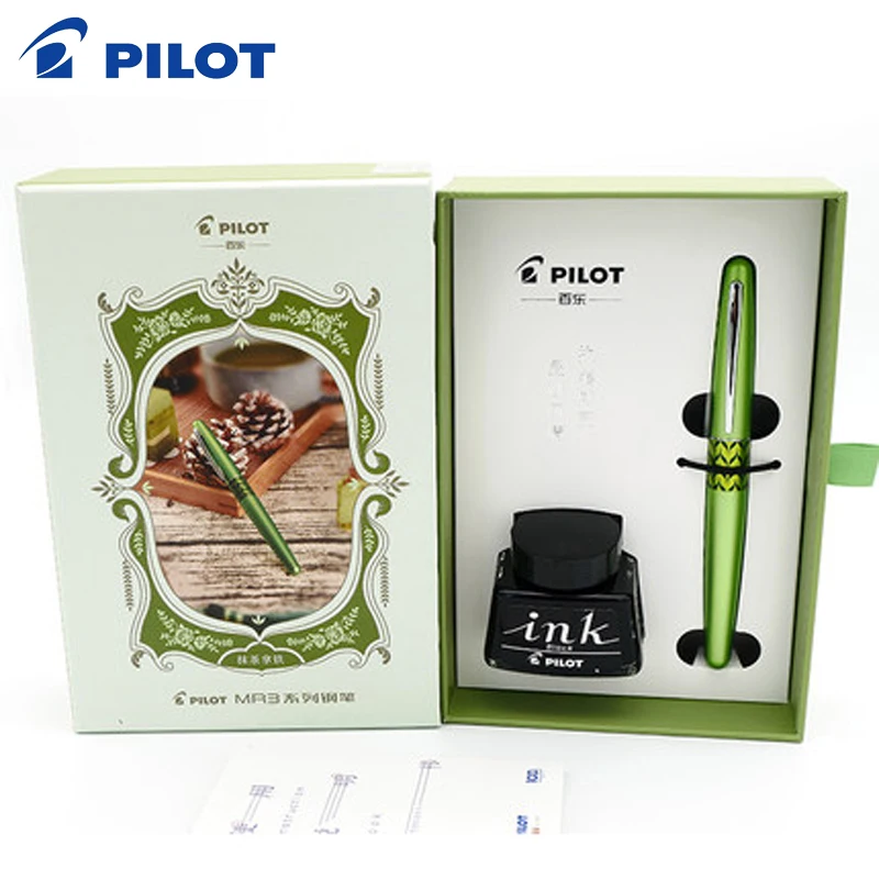 

PILOT Fountain Pen 88G FP-MR3 Gift Set Student Word Fountain Fountain Pen Business Gift with 30ml Ink+Rotary inker
