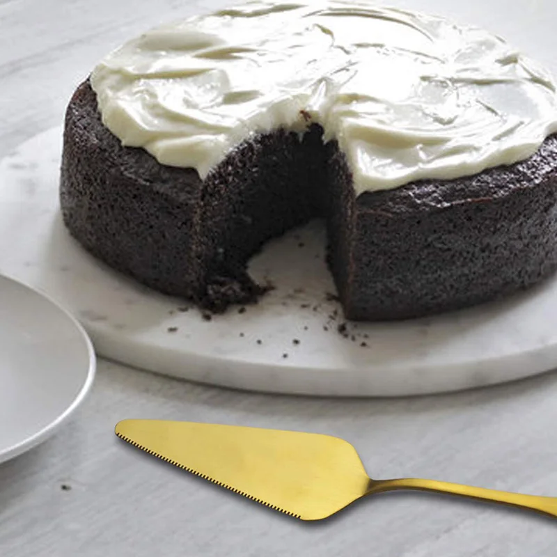 Нержавеющая сталь торт шпатель пицца Сырная лопатка красочный нож и вилка масло