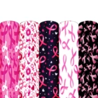 Листы из искусственной кожи с принтом рака груди, 20x33 см