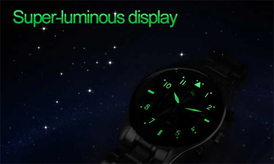 

BINSSAW New Men Military Watches Original Luxury Fashion Business Stainless Steel Luminous Sports Quartz Watch Relogio Masculino