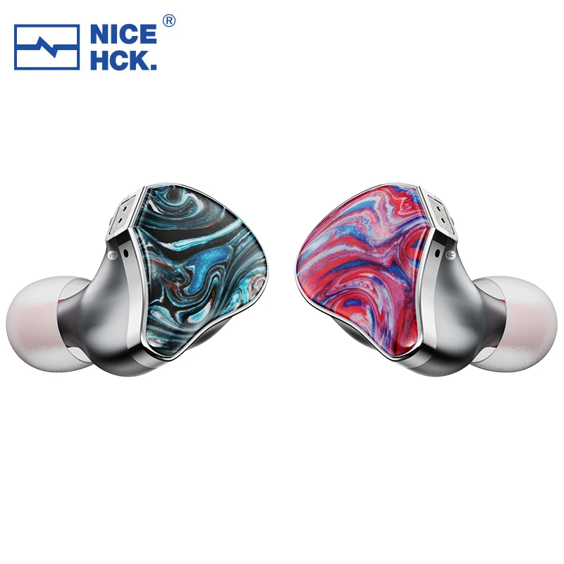 NiceHCK Topguy флагманская Смола HIFI аудиофил наушники вкладыши 10 мм титановый