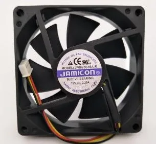 

Brand new jf0825s1sapr 8025 12V 0.26a3 line 80 * 80 * 25MM UPS cooling fan
