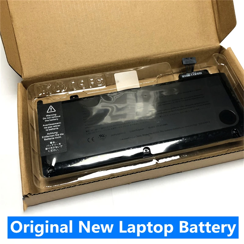 Аккумулятор CSMHY NEW 65,5 Втч 10,95 В для ноутбука A1322 для Apple MacBook Pro 13" A1278 2009 2010 2011 2012 года MB990/MB991/MC700/MC724 и др.