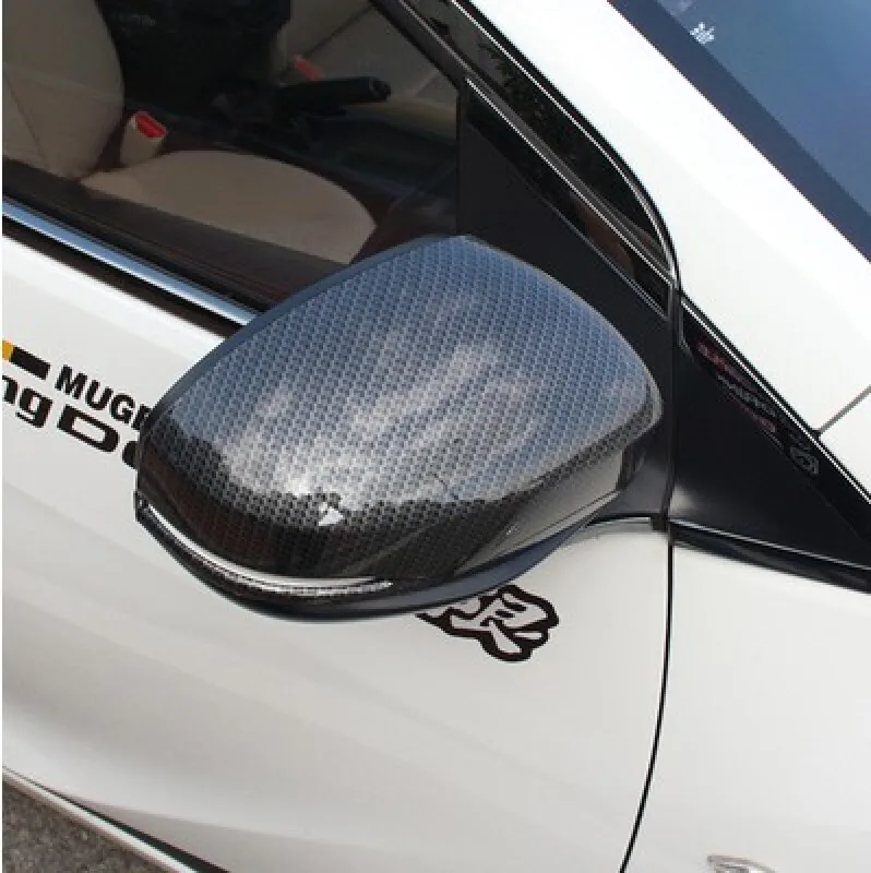 2 шт. накладки на боковое крыло автомобиля из АБС углеродного волокна для Honda CITY