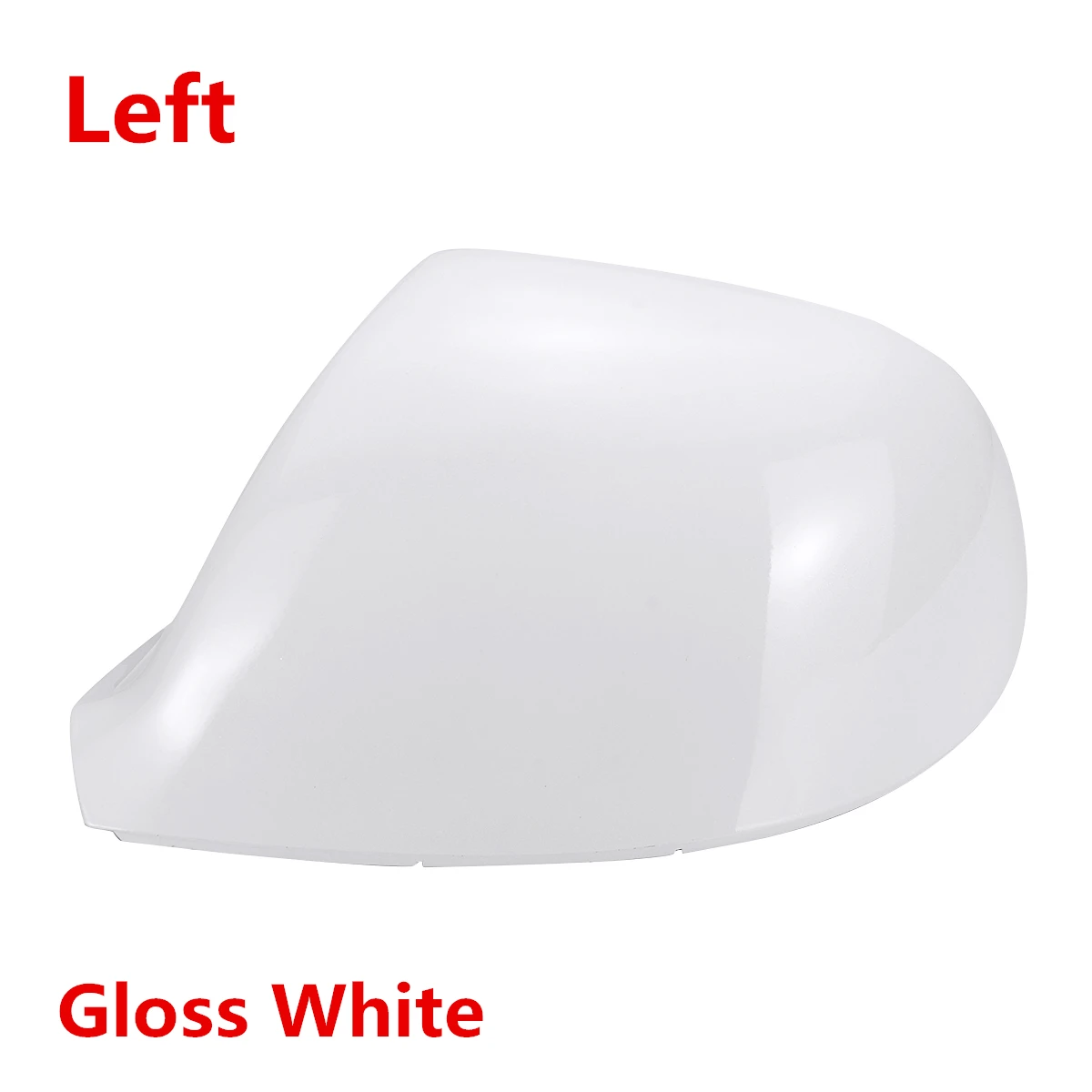 Glossy White Left Боковой корпус бокового зеркала заднего вида для VW для Transporter T5 T5.1 2010- T6- 7E1857527F 7E1857528F - Цвет: Glossy White Left