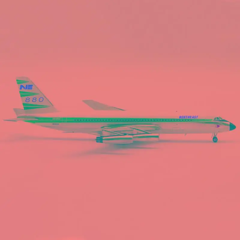 Inflight NORTHEAST CONVAIR CV-880 N8483H 1/200 diecast plane model aircraft | Railed/Motor/Cars/Bicycles