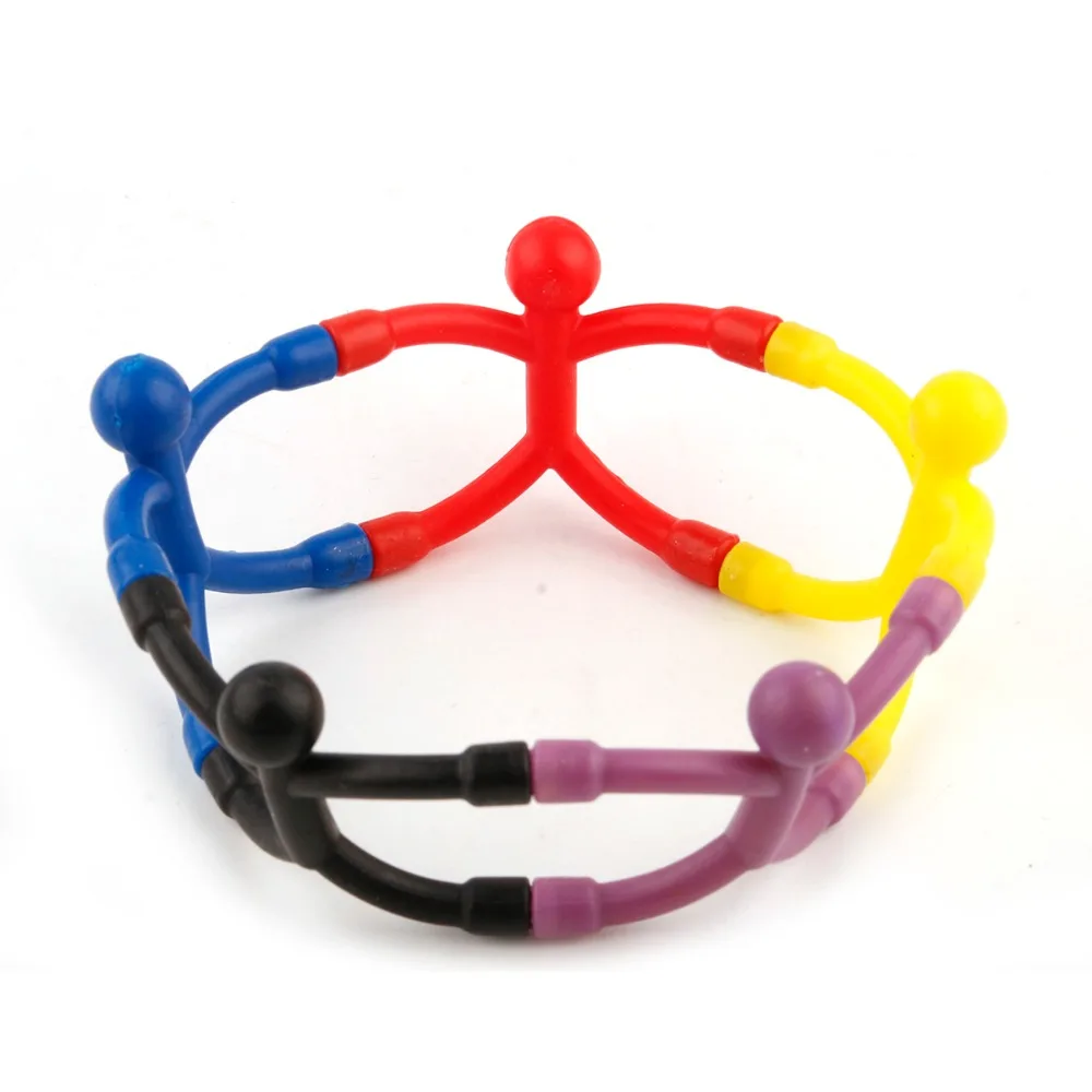 Фигурки и игрушки Магнитные мужские перчаточные куклы пальчиковые гибкие