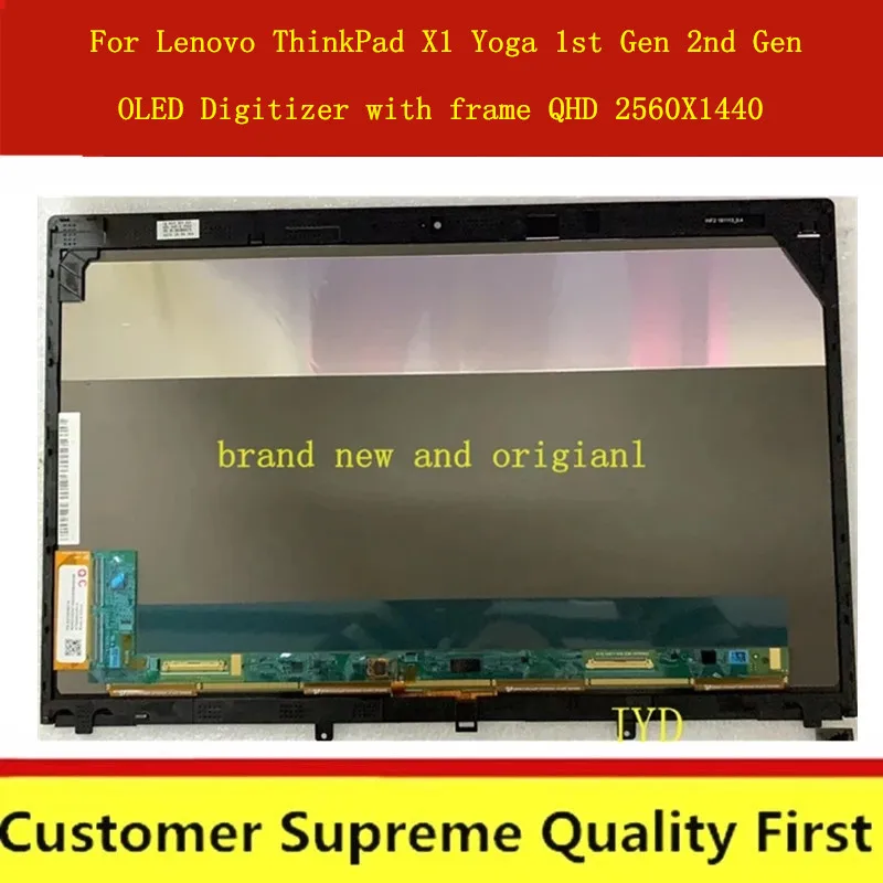 Оригинальный и новый 01AW977 01AX899l 14 &quot2560*1440 для Lenovo ThinkPad X1 Yoga 1 го поколения Oled