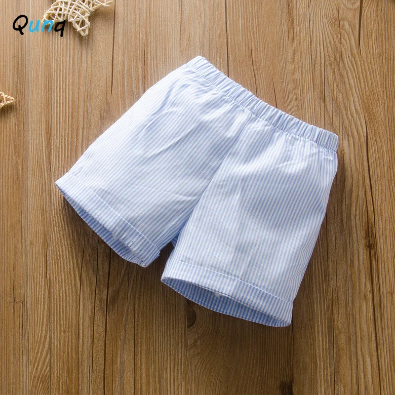 

Qunq Summer Girls Clothes White Lace Vest Striped Shorts 2pcs Kids Clothing Set 2021 New Sweet Toddler Children Outfits