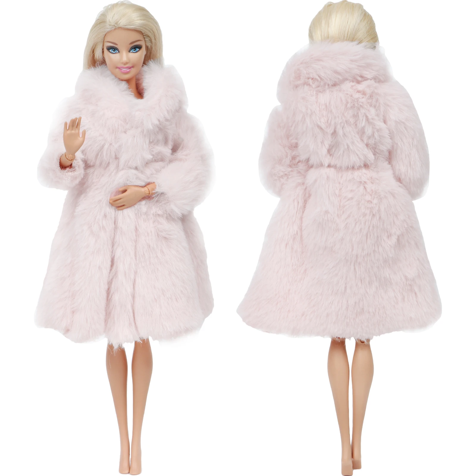 Цельное розовое шерстяное пальто благородная зимняя одежда модное платье