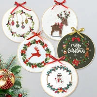 christmas embroidery cross stitch embroidery diy kit christmas kit stamped cross stitch kits stitch embroidery suit